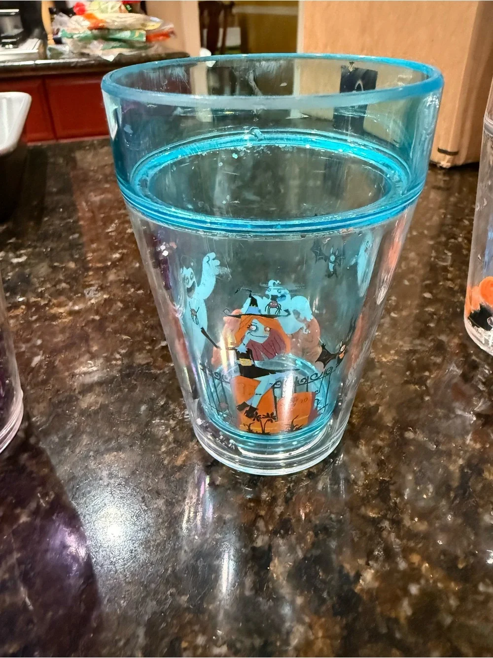 Bundle of 3 Fun Halloween Cups w/ Shaking Liquid